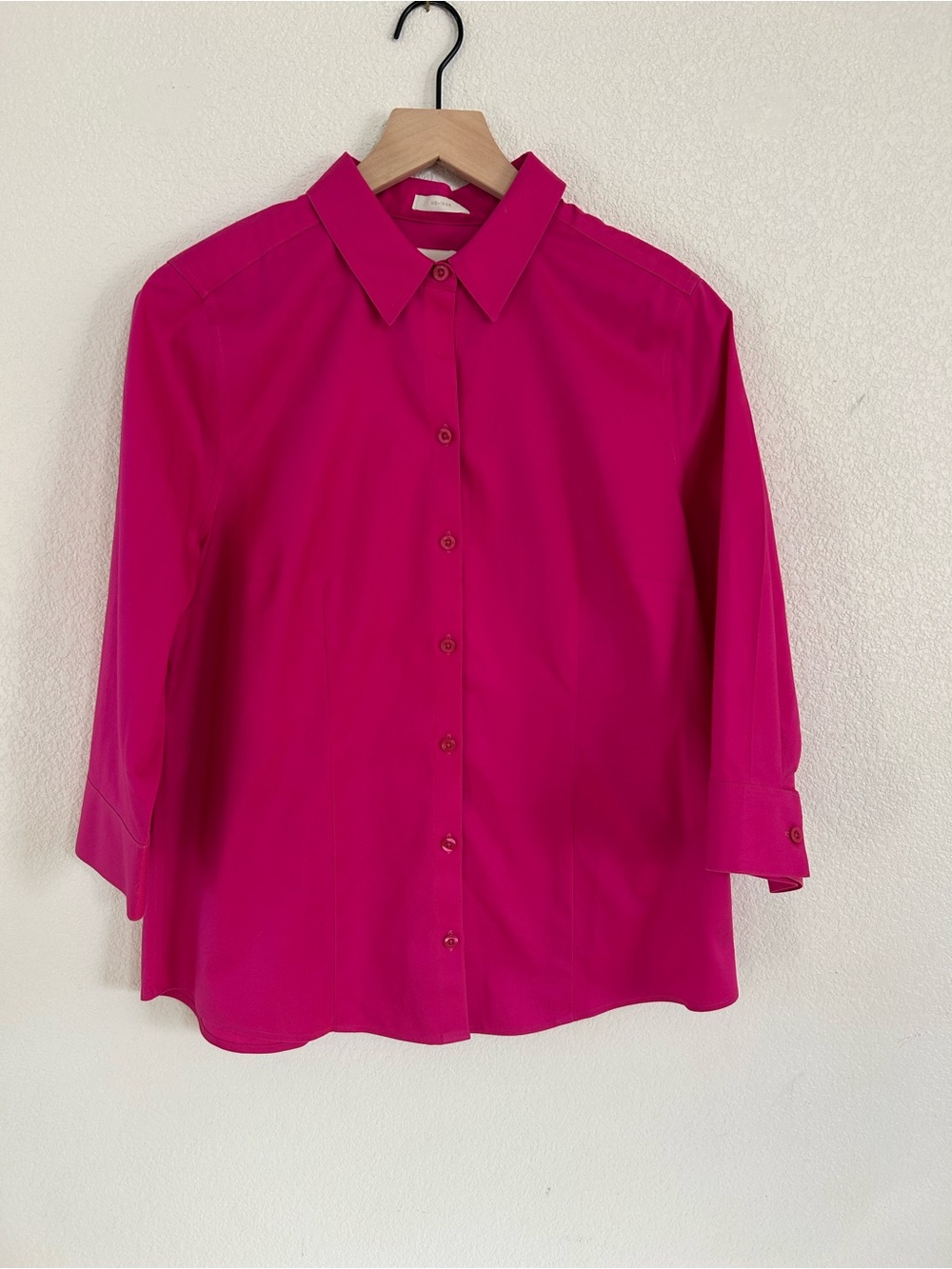 Chico's Hot Pink Button-Front Blouse